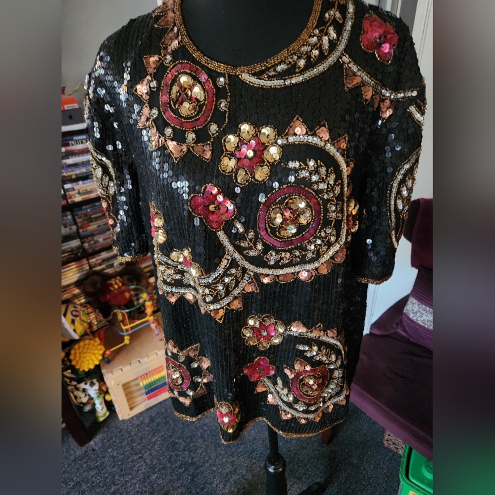 Sequin top